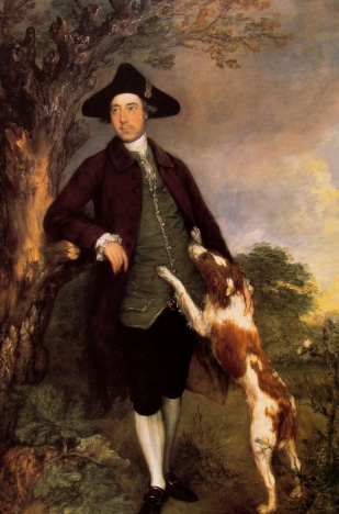 Portrait of George Vernables Vernon, 2nd Lord Vernon-Thomas Gainsborough