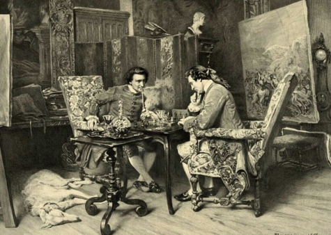 A Game of Chess, Jules Jacquet 