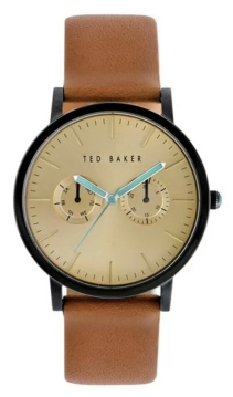 Ted Baker London Multi-function Leather Strap Watch $165 